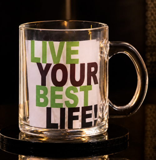 Herbalife Signature Wellness Glass Mug (335 ml)
