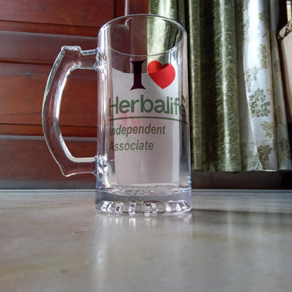 Herbalife Glass Mug (500ml) | Perfect Shake Mug